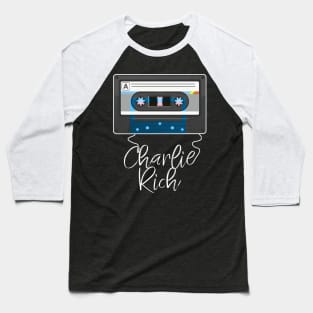 Love Music Charlie Proud Name Awesome Cassette Baseball T-Shirt